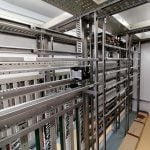 Equipment Rack back in REB