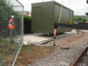 Relocatable Equipment Building (REB) for West Somerset Railway Heritage Railway Association