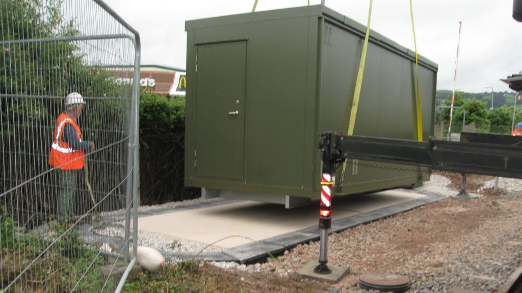 Relocatable Equipment Building (REB) for West Somerset Railway Heritage Railway Association