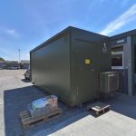 Relocatable Equipment Building REB at RSP secure compound
