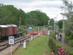 View of REB from Signal Box West Somerset Railway REB