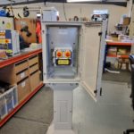 Dis Box and pedestal