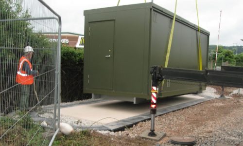 Relocatable Equipment Building (REB) for West Somerset Railway Heritage Railway Association