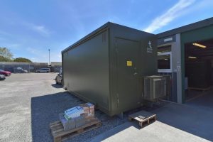 Relocatable Equipment Building REB at RSP secure compound