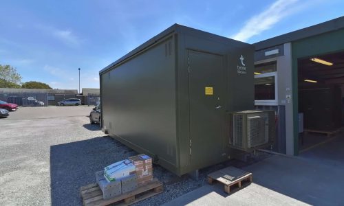 Relocatable Equipment Building REB at RSP secure compound