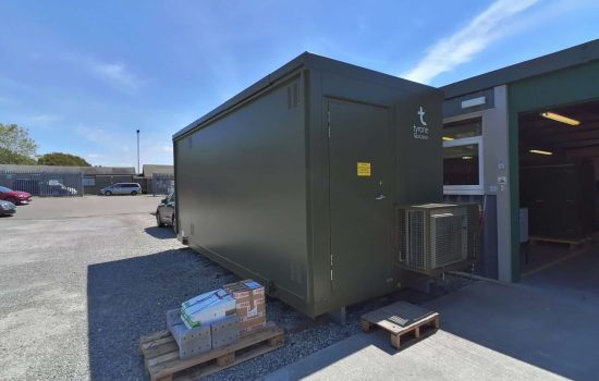 Relocatable Equipment Building REB at RSP secure compound