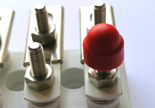 2BA Red Dome Nuts